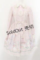 Angelic Pretty / Charlotte's Bearワンピース  ピンク O-24-10-08-040-AP-OP-IG-OS