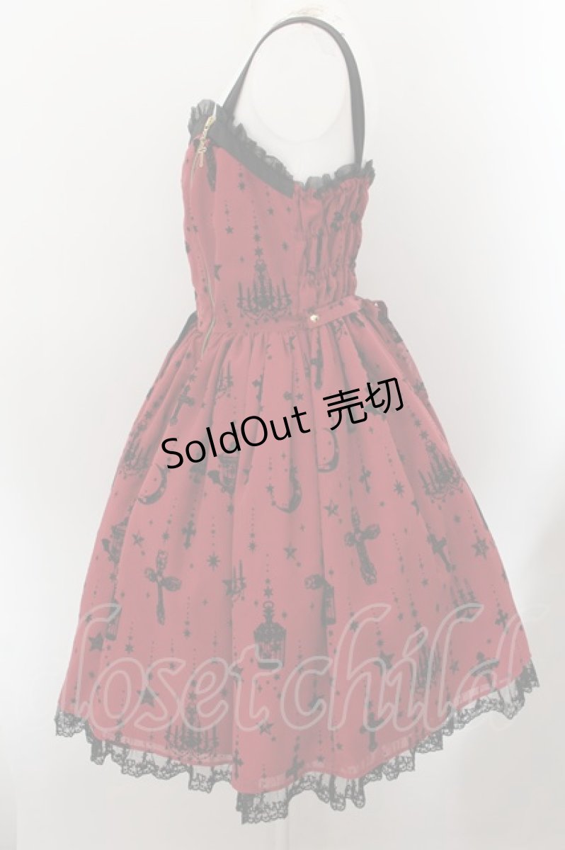 画像3: Angelic Pretty / Holy Lanternジャンパースカート  アカ O-24-10-08-041-AP-OP-IG-OS (3)