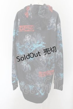 画像3: 【SALE】NieR CLOTHING / 転写ptジップアップパーカー F 天使悪魔（ブラック） O-24-10-08-013-PU-TO-OW-ZT324