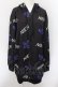 画像1: NieR Clothing / 転写ptジップアップパーカー F 蝶総柄（ブラック） O-24-10-08-014-PU-TO-OW-ZT325 (1)