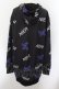画像3: NieR Clothing / 転写ptジップアップパーカー F 蝶総柄（ブラック） O-24-10-08-014-PU-TO-OW-ZT325 (3)