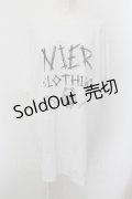 NieR Clothing / NieRちゃんプリントBIG Tシャツ 3XL ホワイト O-24-10-08-016-PU-TS-OW-ZT325