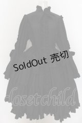 Physical Drop / スタンドカラープリンセスドレス  クロ O-24-10-11-039-LO-OP-IG-OS