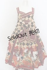 metamorphose / 【プラスサイズ】百花繚乱〜まほろばの舞〜タックジャンパースカート 　 サイズ2 深緋 O-24-10-11-009-ME-OP-IG-OS