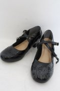 axes femme / クロスストラップパンプス L クロ O-24-10-11-219-AX-SH-IG-ZT-K017