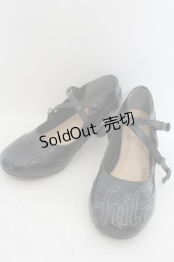 画像1: axes femme / クロスストラップパンプス L クロ O-24-10-11-219-AX-SH-IG-ZT-K017