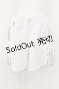 ililil / サイバーリフレクターショートパンツ  ホワイトｘシルバー O-24-10-13-005-PU-PA-YM-ZI