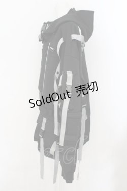 画像2: ililil / 推し活宇宙人ぱぁかぁ　パーカー F ブラック O-24-10-13-092-PU-CO-YM-OS