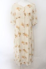 画像1: 【SALE】an another angelus / チューリップ柄前あきワンピース F イエロー O-24-10-15-063-CA-OP-YM-ZT037 (1)