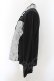 画像2: Qutie Frash / 公式通販×アメQ限定チャイナカットソー  シルバー×ブラック O-24-10-15-031-QU-TO-IG-ZI (2)