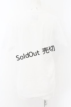 画像2: MINT NeKO / ハチロウのTシャツ  ホワイト×オレンジ O-24-10-17-045-HN-TS-IG-ZT364