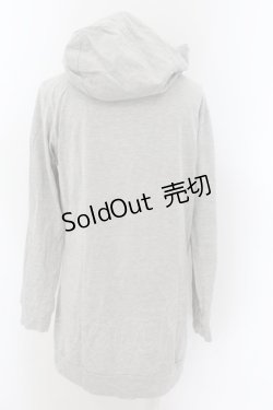 画像2: MINT NeKO / 蝶ネクタイプリントパーカー  グレー O-24-10-17-053-HN-OP-IG-ZT364