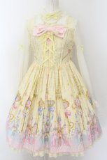 画像1: Angelic Pretty / Magic Princessワンピース  イエロー O-24-10-17-032-AP-OP-IG-OS (1)