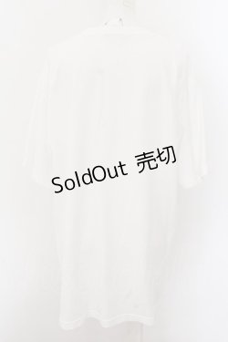 画像2: NieR Clothing / プリント半袖CUTSEW XL ロゴ＆nierちゃん（ホワイト） O-24-10-22-048-PU-TO-OW-ZT324