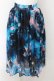 画像1: NieR Clothing / ARTISTIC ROSE SHEER SKIRT【裏地付き】スカート  ブルー×ブラック O-24-10-22-056-PU-SK-IG-ZT281 (1)
