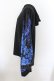 画像2: NieR Clothing / FAKEチャイナボタン着物風袖プルオーバー  【彼岸花】ブルー O-24-10-22-060-PU-TO-IG-ZT260 (2)