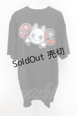NieR Clothing / NieRちゃん推しTシャツ XL ブラック O-24-10-22-065-PU-TS-IG-ZT325
