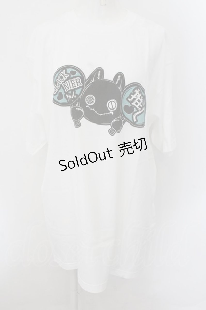 画像1: 【SALE】NieR CLOTHING /ACK NieRちゃん推しTシャツ XL ホワイト O-24-10-22-066-PU-TS-IG-ZT325 (1)