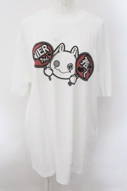 画像1: NieR Clothing / NieRちゃん推しTシャツ XL ホワイト O-24-10-22-069-PU-TS-IG-ZT324