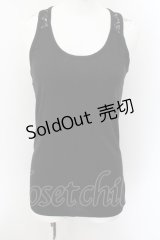 HEAVEN and Earth / レースクロスタンクトップ M ブラック O-24-10-22-077-PU-TO-IG-ZT324