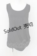 HEAVEN and Earth / レイヤード風タンクトップ M ブラック O-24-10-22-080-PU-TO-IG-ZT396