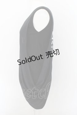 画像2: HEAVEN and Earth / レイヤード風タンクトップ M ブラック O-24-10-22-080-PU-TO-IG-ZT396