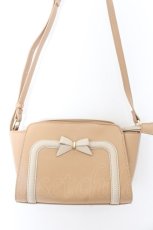 画像1: 【SALE】m petit by misako / リボンヨコショルダーバッグ  ブラウン O-24-10-23-013-LO-BG-IG-ZT346 (1)