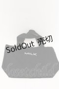 MILK / miniトート  クロ O-24-10-23-040-ML-BG-OW-OS
