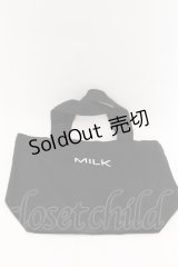 MILK / miniトート  クロ O-24-10-23-040-ML-BG-OW-OS