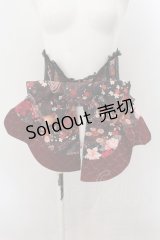 Qutie Frash / リボン帯コルセット  レッド×ブラック O-24-10-24-043-QU-TO-IG-OS
