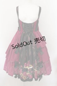 metamorphose / Rosy Gem〜魅惑のりんご〜フロントあきジャンパースカート サイズ1 クロ O-24-10-24-014-ME-OP-IG-OS