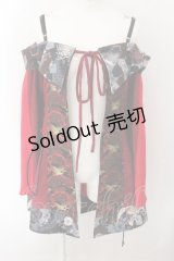Qutie Frash / オフショルカーデ  レッド O-24-10-24-029-QU-TO-OW-ZI