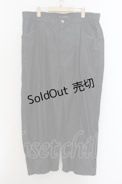 画像1: MILKBOY / BIG TUCK PANTS  ブラック O-24-10-26-004-MB-PA-OW-ZI