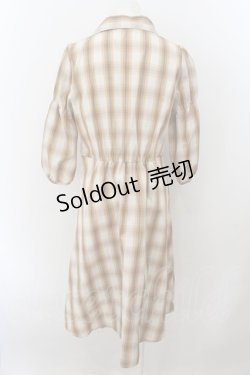 画像2: axes femme / レースジレ付シャツワンピース（ジレ欠品）  オレンジ O-24-10-26-081-AX-OP-IG-OS
