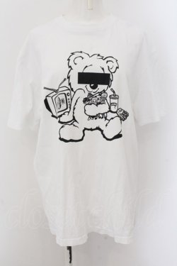 画像1: LAND by MILKBOY / 呪術廻戦コラボ"LAND BEAR" TEE  ホワイト O-24-10-26-024-MB-TO-OW-ZT318