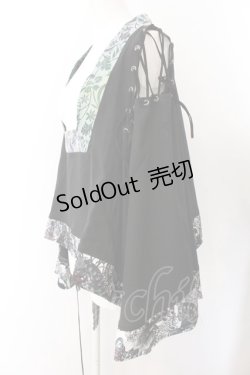 画像2: Qutie Frash / バタフライポンチョ  ブラック O-24-10-27-042-QU-JA-OW-ZS