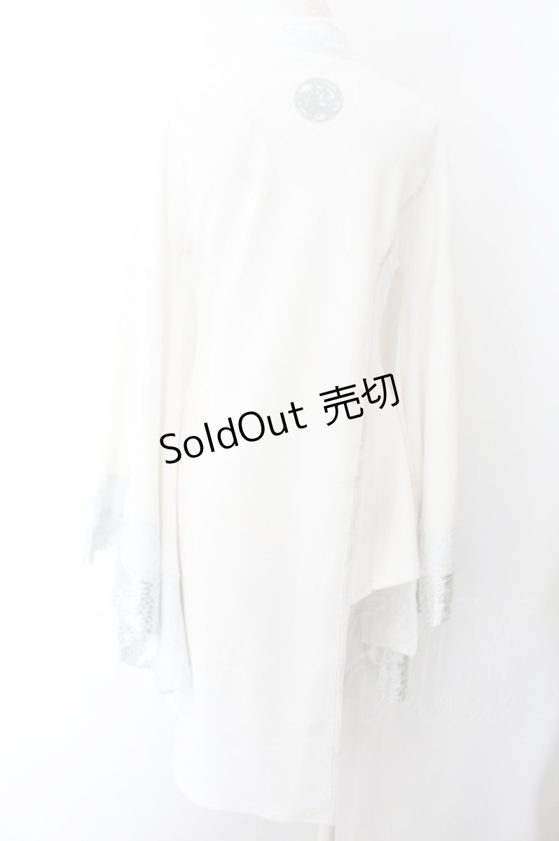 画像3: Qutie Frash / 2店舗限定 チャイナチュニック  ホワイト O-24-10-27-083-QU-OP-OW-OS (3)