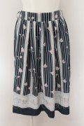 axes femme / チューリップ柄ミドルスカート M Dグリーン O-24-10-29-083-AX-SK-IG-ZT266