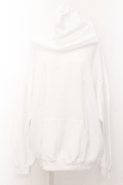 画像2: NieR Clothing / バックプリントパーカー【だるミケ】 XL ホワイト O-24-10-31-036-PU-TO-OW-ZT250