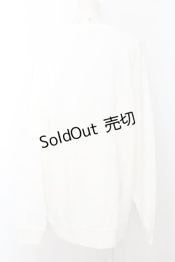 画像2: NieR Clothing / ミケプリントトレーナー 2XL ホワイト O-24-10-31-037-PU-TO-OW-ZT250