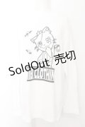 NieR Clothing / ミケプリントカットソー XL ホワイト O-24-10-31-038-PU-TO-OW-ZT250
