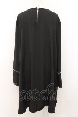 画像3: NieR Clothing / 5ZIP PULLOVER【袖口切替付き】ONE君 F ブラック O-24-10-31-043-PU-TO-OW-ZT282