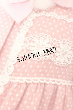 画像2: BABY,THE STARS SHINE BRIGHT / ドットマーガレットコート  ピンク O-24-10-31-051-BA-CO-IG-OS