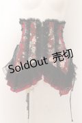 Qutie Frash / 和柄コルセット  レッド O-24-10-31-082-QU-TO-IG-ZI