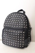 NieR Clothing / 2WAY STUDS BACKPACK  ブラックｘシルバー O-24-10-31-097-PU-BG-YM-ZT274