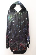 画像1: 【SALE】NieR CLOTHING / NieR LONG ZIP PARKA【NieR COSMO】 パーカー F ブラック O-24-10-31-030-PU-TO-YM-ZT247 (1)