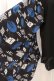 画像2: NieR Clothing / 着物風袖シャツ  ブラック×ブルー O-24-10-31-033-PU-BL-OW-ZT247 (2)