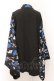 画像3: NieR Clothing / 着物風袖シャツ  ブラック×ブルー O-24-10-31-033-PU-BL-OW-ZT247 (3)