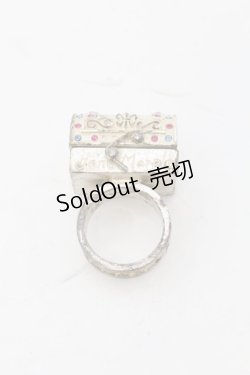 画像1: Jane Marple / 宝箱のリング 10号 アンティークシルバー O-25-05-30-1040-JM-AC-OW-ZT444-F001