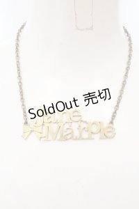 Jane Marple / ロゴネックレス  ゴールド O-24-11-05-087-JM-AC-OW-OS
